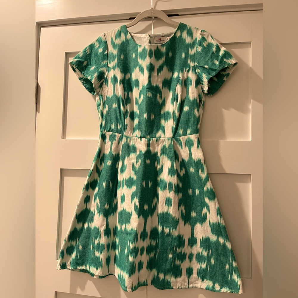 Vineyard Vines Ikat Fit & Flare Dress